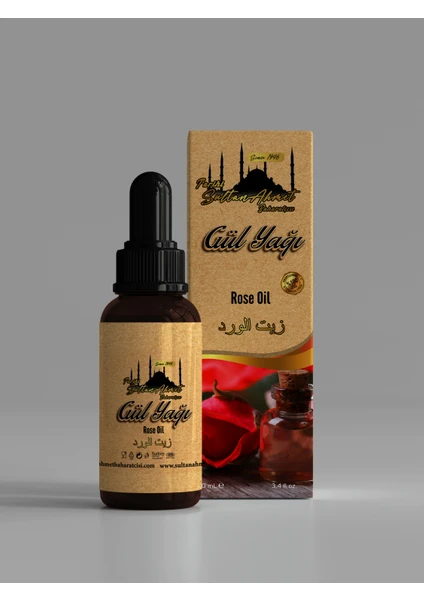 Tarihi SultanAhmet Baharatçısı Gül Yağı 20 ml