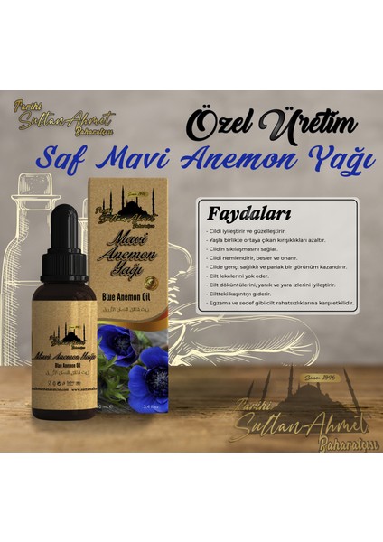 Mavi Anemon Yağı 20 ml