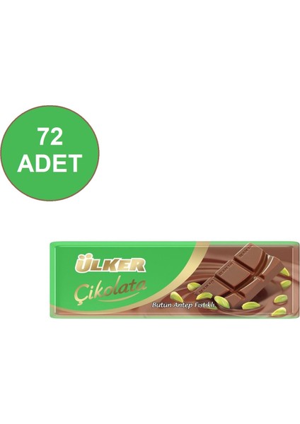 Baton Fıstıklı Çikolata 30 gr x 72