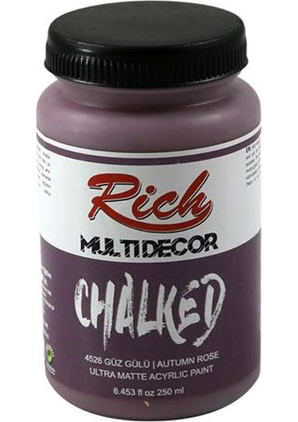 Multi Decor Chalked Akrilik Boya 250 cc 4526 Güz Gülü