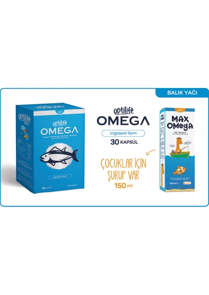 Optilife Omega 30 Kapsül