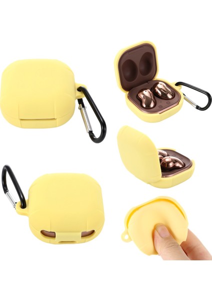 Ex Beauty Samsung Galaxy Buds Live Için Silikon Kulaklık Kılıfı (Yurt Dışından)