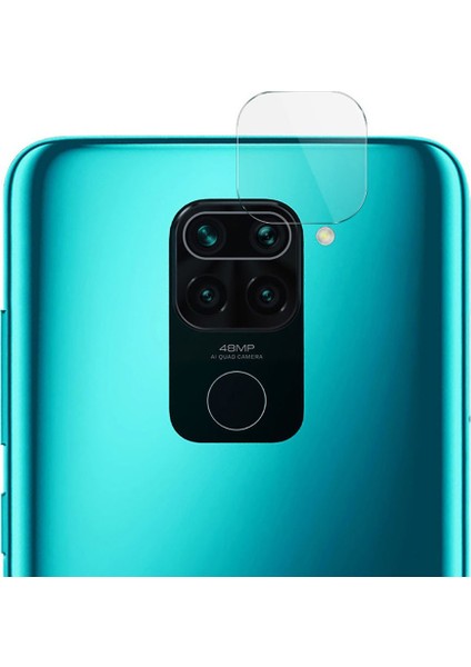 Xiaomi Redmi Note 9 Kamera Lens Koruyucu Nano Cam Şeffaf Tam Kaplama
