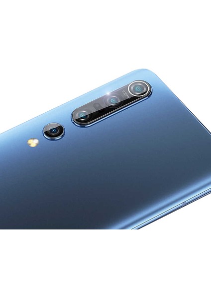 Xiaomi Mi 10 Pro Kamera Lens Koruyucu Nano Cam Şeffaf Tam Kaplama