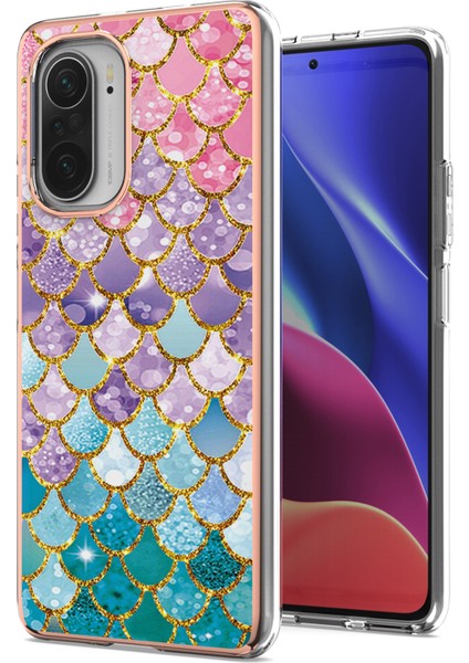 Xiaomi Redmi K40 / K40 Pro Için Ince Şık Desenli Sert Esnek Tpu Tampon Cep Telefonu Kılıfı (Yurt Dışından)