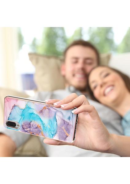 Samsung Galaxy A02 Için Ince Şık Desenli Sert Esnek Tpu Tampon Cep Telefonu Kılıfı (Yurt Dışından) modelleri