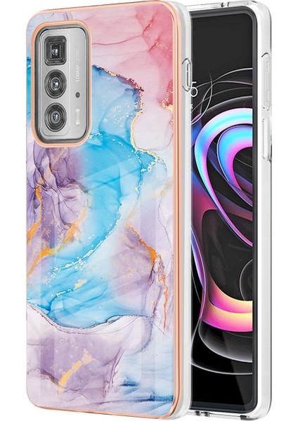 Motorola Edge 20 Pro Için Ince Şık Desenli Sert Esnek Tpu Tampon Cep Telefonu Kılıfı (Yurt Dışından)