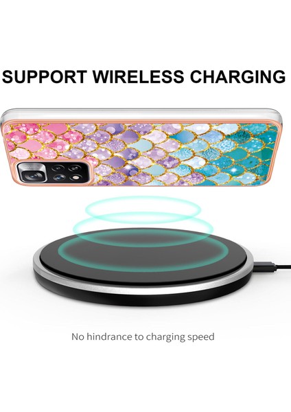 Xiaomi Redmi Note 11 Pro/ Note 11 Pro Max Için Ince Şık Desenli Sert Esnek Tpu Tampon Cep Telefonu Kılıfı (Yurt Dışından)
