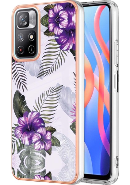 Xiaomi Redmi Note 11 / Note 11T Için Ince Şık Desenli Sert Esnek Tpu Tampon Cep Telefonu Kılıfı (Yurt Dışından)