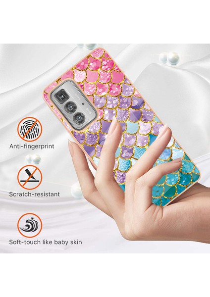 Motorola Edge 20 Pro Için Ince Şık Desenli Sert Esnek Tpu Tampon Cep Telefonu Kılıfı (Yurt Dışından) fiyatları