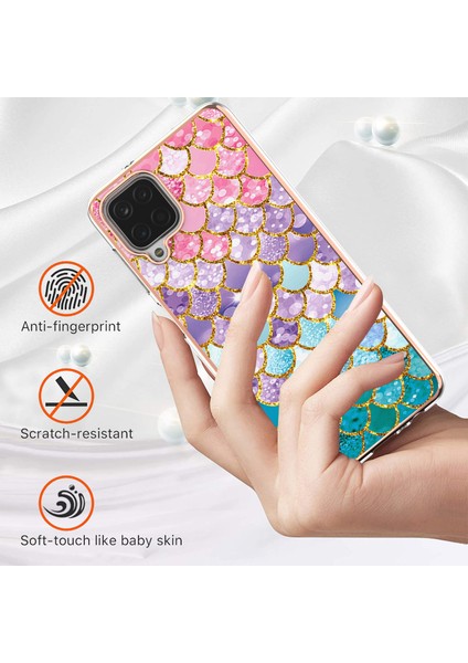 Samsung Galaxy A12 5g Için Ince Şık Desenli Sert Esnek Tpu Tampon Cep Telefonu Kılıfı (Yurt Dışından) modelleri