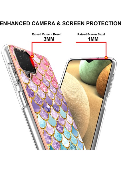 Samsung Galaxy A12 5g Için Ince Şık Desenli Sert Esnek Tpu Tampon Cep Telefonu Kılıfı (Yurt Dışından) fırsatları