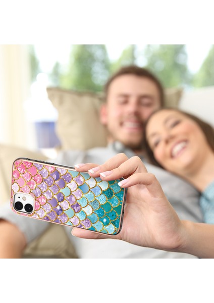 iPhone 11 Için Ince Şık Desenli Sert Esnek Tpu Tampon Cep Telefonu Kılıfı (Yurt Dışından)
