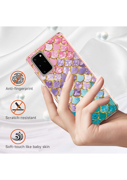 Samsung Galaxy S20 Plus Için Ince Şık Desenli Sert Esnek Tpu Tampon Cep Telefonu Kılıfı (Yurt Dışından)