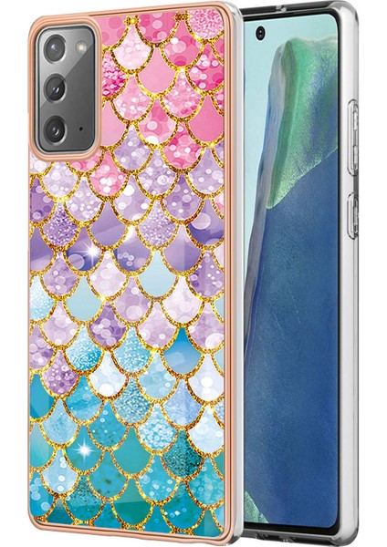 Samsung Galaxy Note 20 Için Ince Şık Desenli Sert Esnek Tpu Tampon Cep Telefonu Kılıfı (Yurt Dışından)