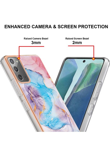 Samsung Galaxy Note 20 Için Ince Şık Desenli Sert Esnek Tpu Tampon Cep Telefonu Kılıfı (Yurt Dışından) fırsatları