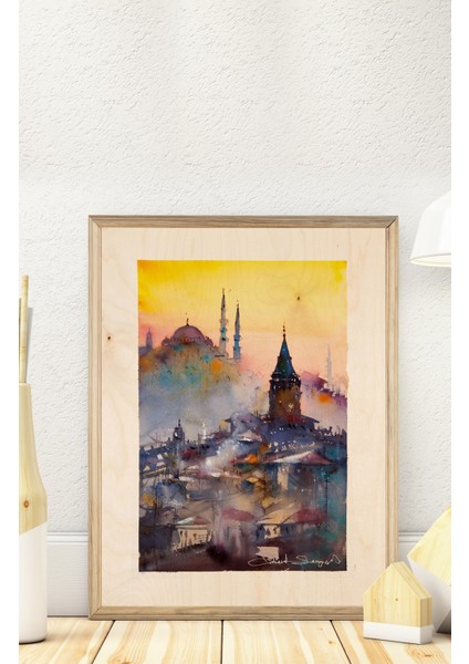 Cuneyt Senyavas Istanbul_1 Ahşap Tablo