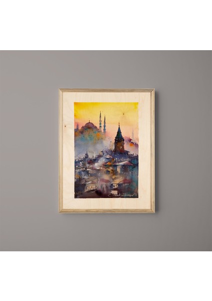 Cuneyt Senyavas Istanbul_1 Ahşap Tablo