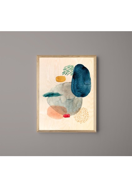 Trıple Art Abstract Ahşap Tablo