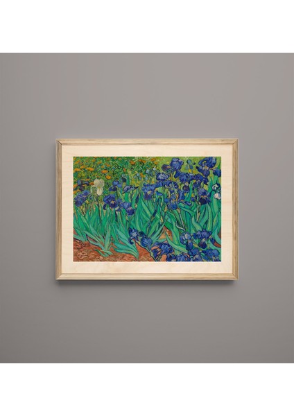 Van Gogh Irısıs Ahşap Tablo