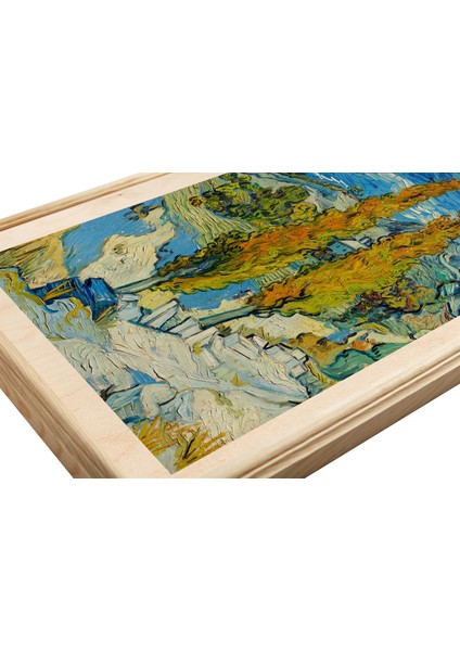 Van_gogh Saınt Remyde Kavaklar Ahşap Tablo