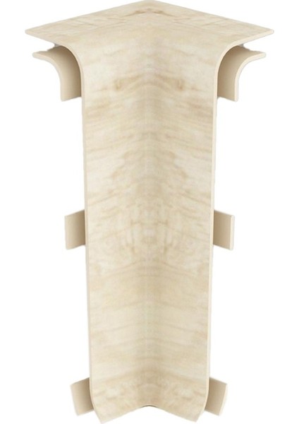 VOX Esquero PVC Süpürgelik Işlenmemiş Meşe - ESQ606 Iç Köşe Aksesuarı (1 Paket - 2 Adet)