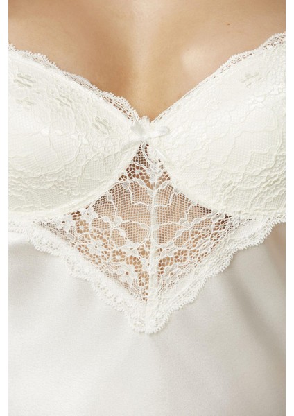 Saten Dantelli Şort & Kombi Takım - 425 modelleri