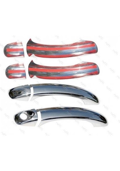 Vw Touareg Krom Kapı Kolu 4 Kapı 2003-2011 P. Çelik
