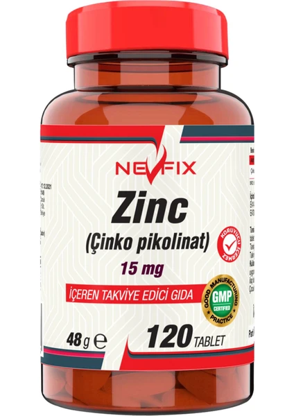 Çinko Pikolinat 120 Tablet