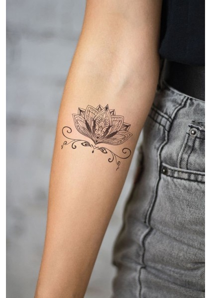 Mandala Lotus Geçici Dövme