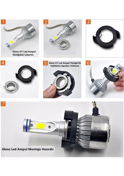Renault Megane 4 H7 LED Xenon Ampul Sabitleme Aparatı