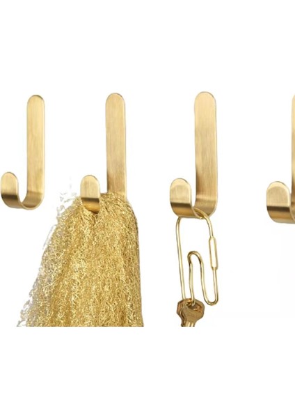 4 Adet Metal Kaplama Kancası (Yurt Dışından)