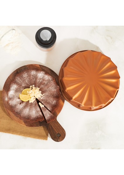 Copper Yuvarlak Kek Kalıbı