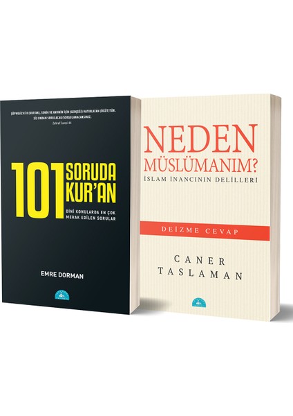 101 Soruda Kur’an - Neden Müslümanım? 2 Kitap Set - Caner Taslaman