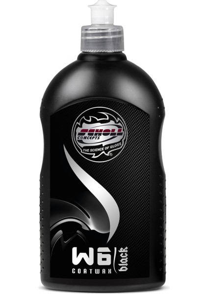 W6 Black Coatwax 500 ml