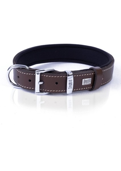 Isimlikli Deri Boyun Tasması M 3X42-50CM Kahverengi fırsatları