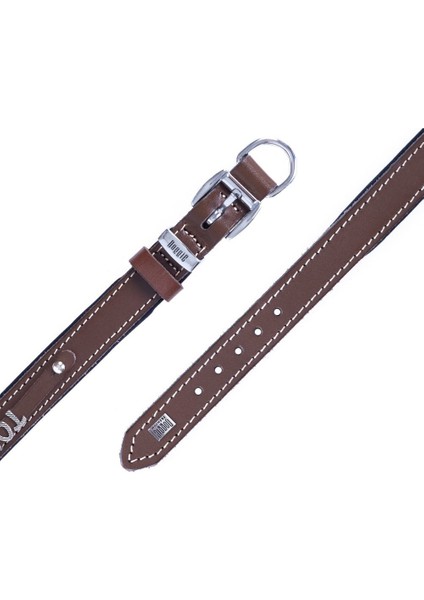 Isimlikli Deri Boyun Tasması M 3X42-50CM Kahverengi indirimleri