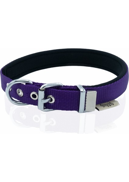Comfort Yumuşak Dokuma Köpek Boyun Tasması S 2X30-35CM Mor