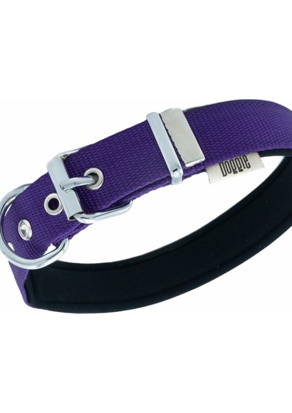 Comfort Yumuşak Dokuma Köpek Boyun Tasması L 2.5X42-50CM Mor