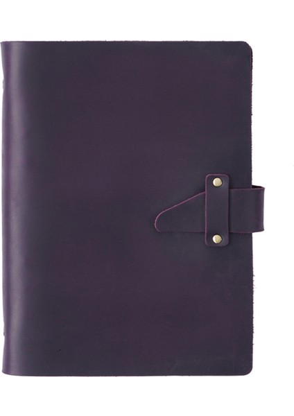 A5 Deri Vintage Yapraklı Defter (Yurt Dışından)