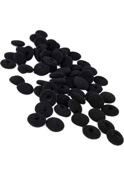 18MM Sünger Kulaklık Earpad 16 Adet Yedek Siyah Kulak Kulaklık Kapak (Yurt Dışından)