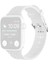 puluz Apple Watch Uyumlu 7 Için Silikon Kayış Oymak 45Mm / 6&Se&5&4 44Mm / 3&2&1 42Mm Beyaz (Yurt Dışından) 1