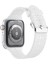 puluz Apple Watch Uyumlu 7 Için Silikon Kayış Oymak 45Mm / 6&Se&5&4 44Mm / 3&2&1 42Mm Beyaz (Yurt Dışından) 2
