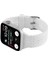 puluz Apple Watch Uyumlu 7 Için Silikon Kayış Oymak 45Mm / 6&Se&5&4 44Mm / 3&2&1 42Mm Beyaz (Yurt Dışından) 3