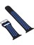 Puluz Apple Watch Uyumlu 6 & Se & 5 & 4 Için Silikon Kayış + Kılıf 40Mm Siyah Mavi (Yurt Dışından) 2