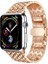puluz Apple Watch Uyumlu Series 7 Için Ejderha Ölçekli Doku Kayışı 45Mm / 6 & Se & 5 & 4 44Mm / 3 & 2 & 1 42Mm Altın Gül (Yurt Dışından) 2