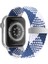 puluz Apple Watch Uyumlu 7 41Mm / 6&Se&5&4 40Mm / 3&2&1 38Mm Için Kayış Mavi + Beyaz (Yurt Dışından) 2