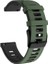 puluz Garmin Vivoaktif 4 / Venu 2 Watchband Ordusu Yeşil Siyah Için 22Mm (Yurt Dışından) 1