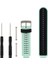 puluz Garmin Forerunner Için Iki Renkli Silikon Kayış 230/235 Siyah + Yeşil (Yurt Dışından) 1