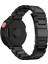 puluz Garmin Forerunner 220/230 Siyah Için Üç Çelik Şerit Kayışı (Yurt Dışından) 2